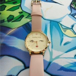 Kate Spade Blush Pink Leather Watch